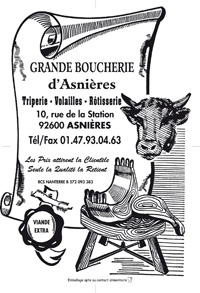 Grande boucherie d'asnières