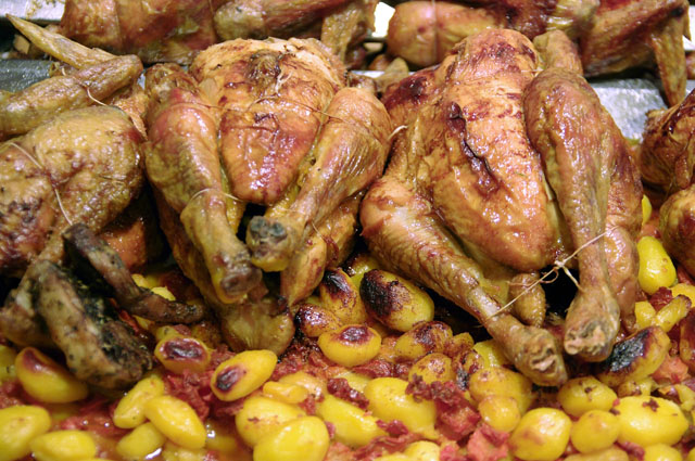 Poulets rôtis